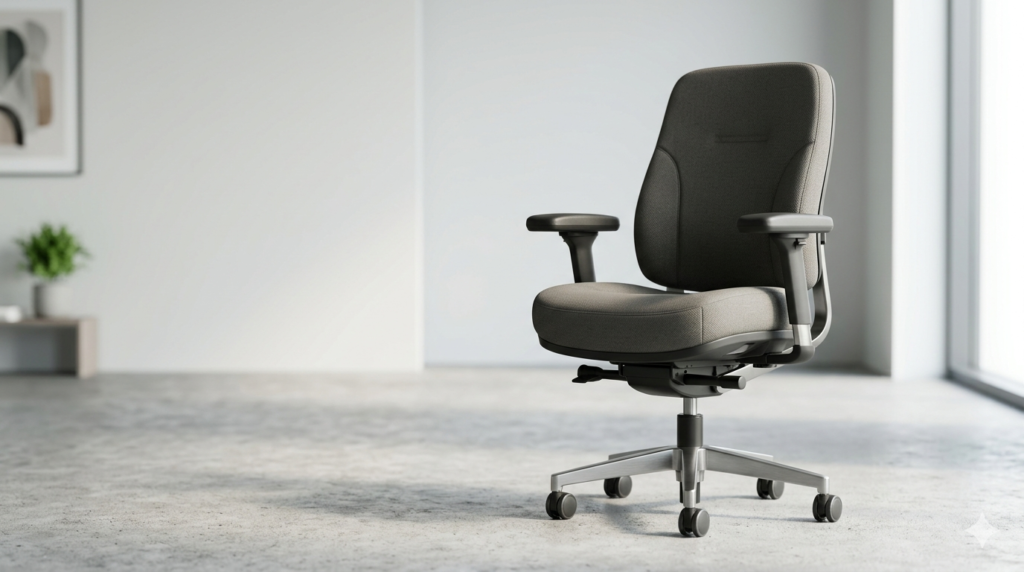 durable office chair with 300 lb capacity ergonomic support and strong base